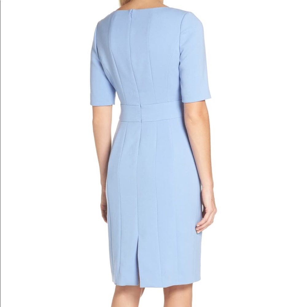 NWT blue Eliza J bateau dress